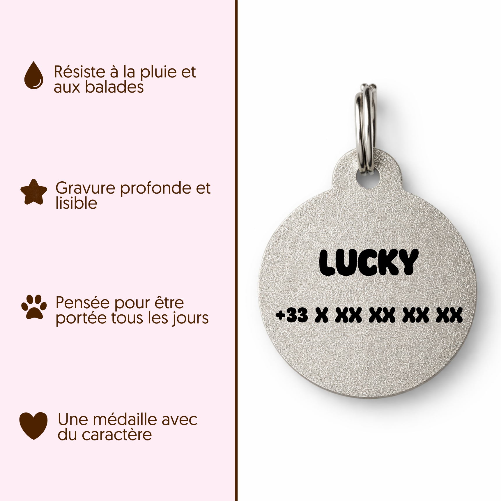 Médailles personnalisées pour chien - Doggy Charms